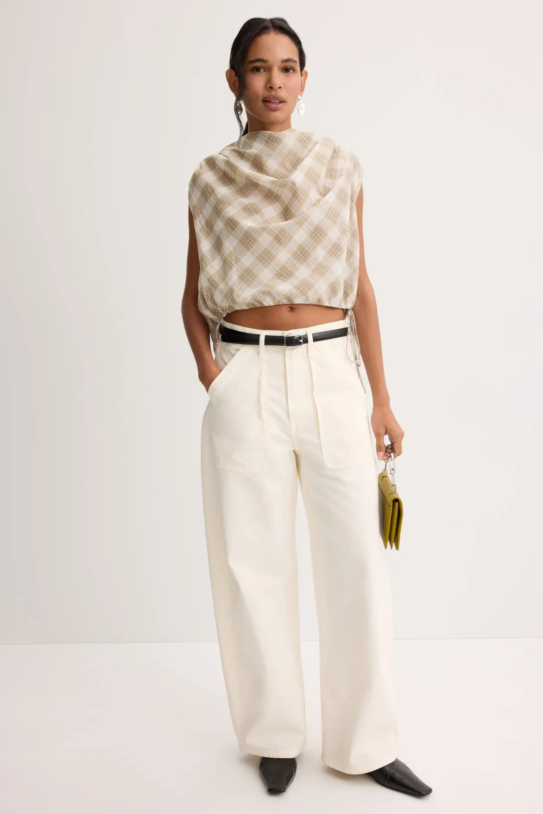 Naia Draped Top | Rent the Runway