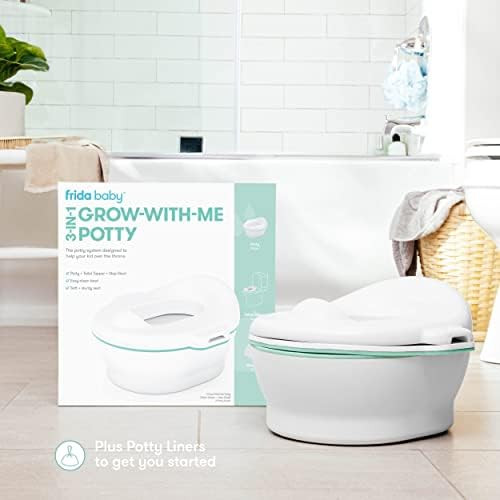 Frida Baby 3-in-1 Grow-with-Me Potty Transforms from Potty to Toilet Topper and Step Stool | Easy... | Amazon (US)