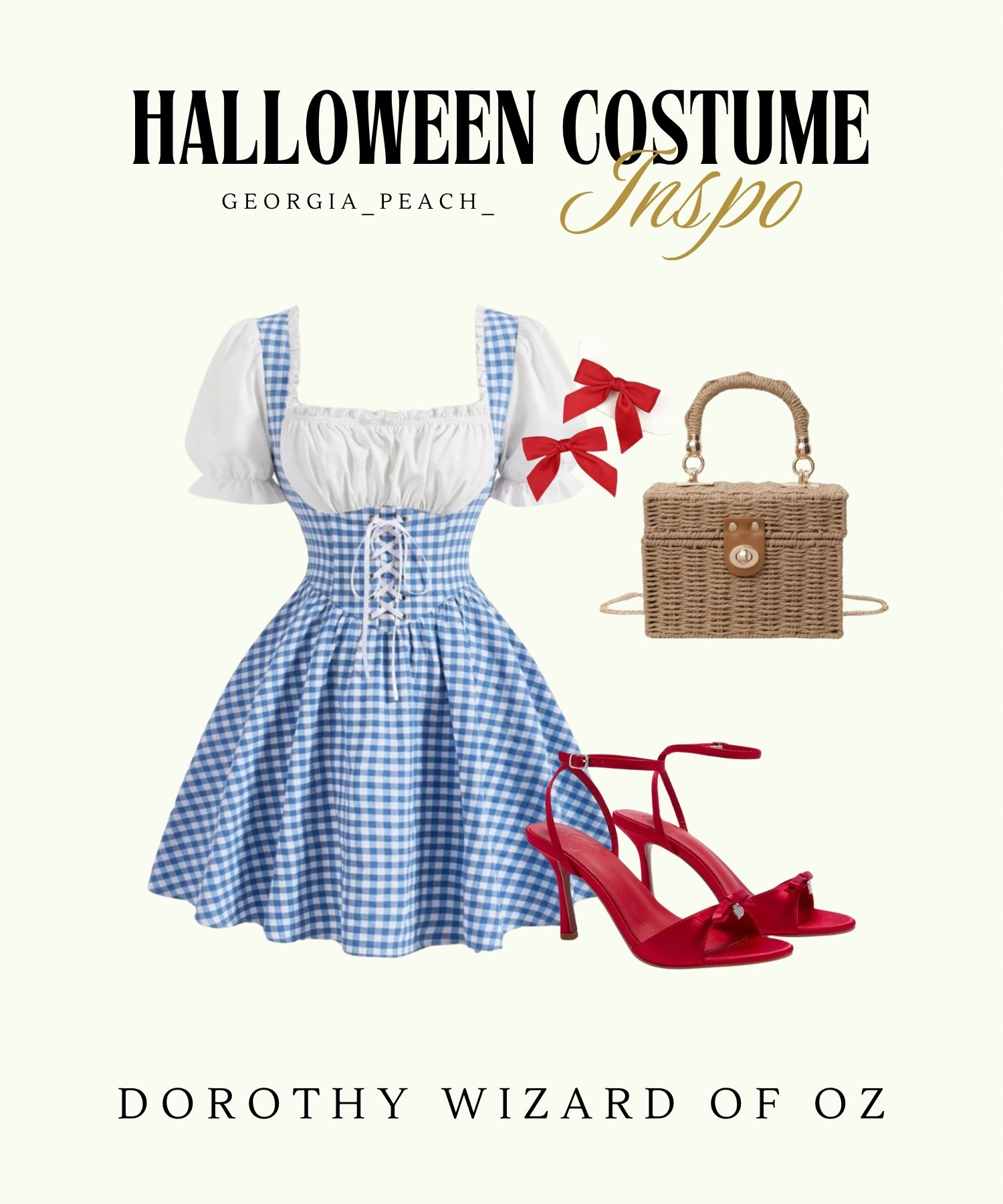 Dorothy Wizard of Oz Halloween Costume Outfit Inspo #halloweencostume #costumeideas #costumeinspo #womenshalloween #styledcostume #easycostume #diycostume #sheinhaul #sheinfinds #dorothycostume #wizardofoz

#LTKParties #LTKHalloween #LTKFindsUnder50