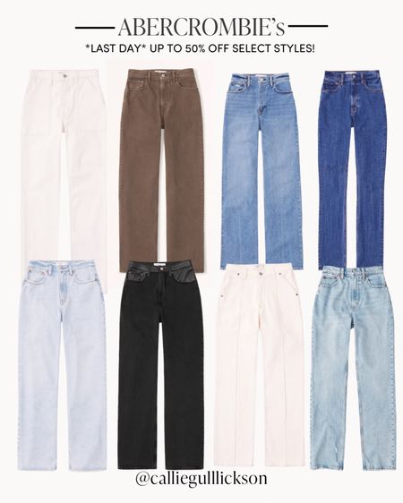 My go to jeans right now are Abercrombie - all on sale today(last day!)

#LTKSeasonal #LTKunder100 #LTKFind