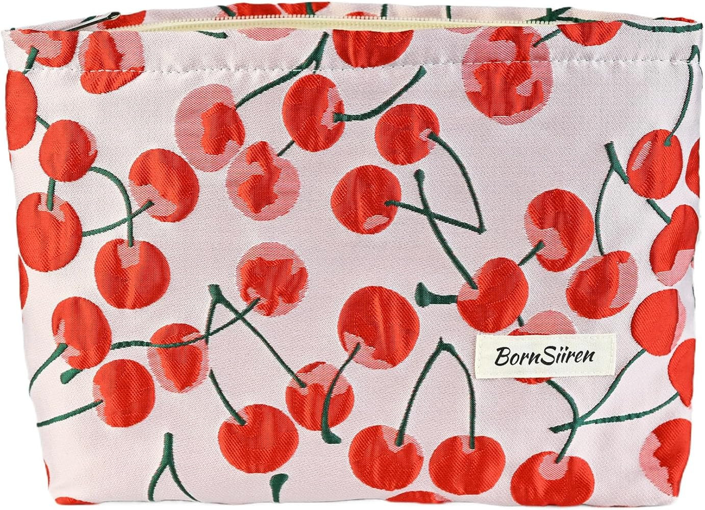 Cherry Makeup Bag,Cosmetic Bag for Women, Large Capacity Toiletry Bag,Zipper Pouch, Travel Access... | Amazon (US)