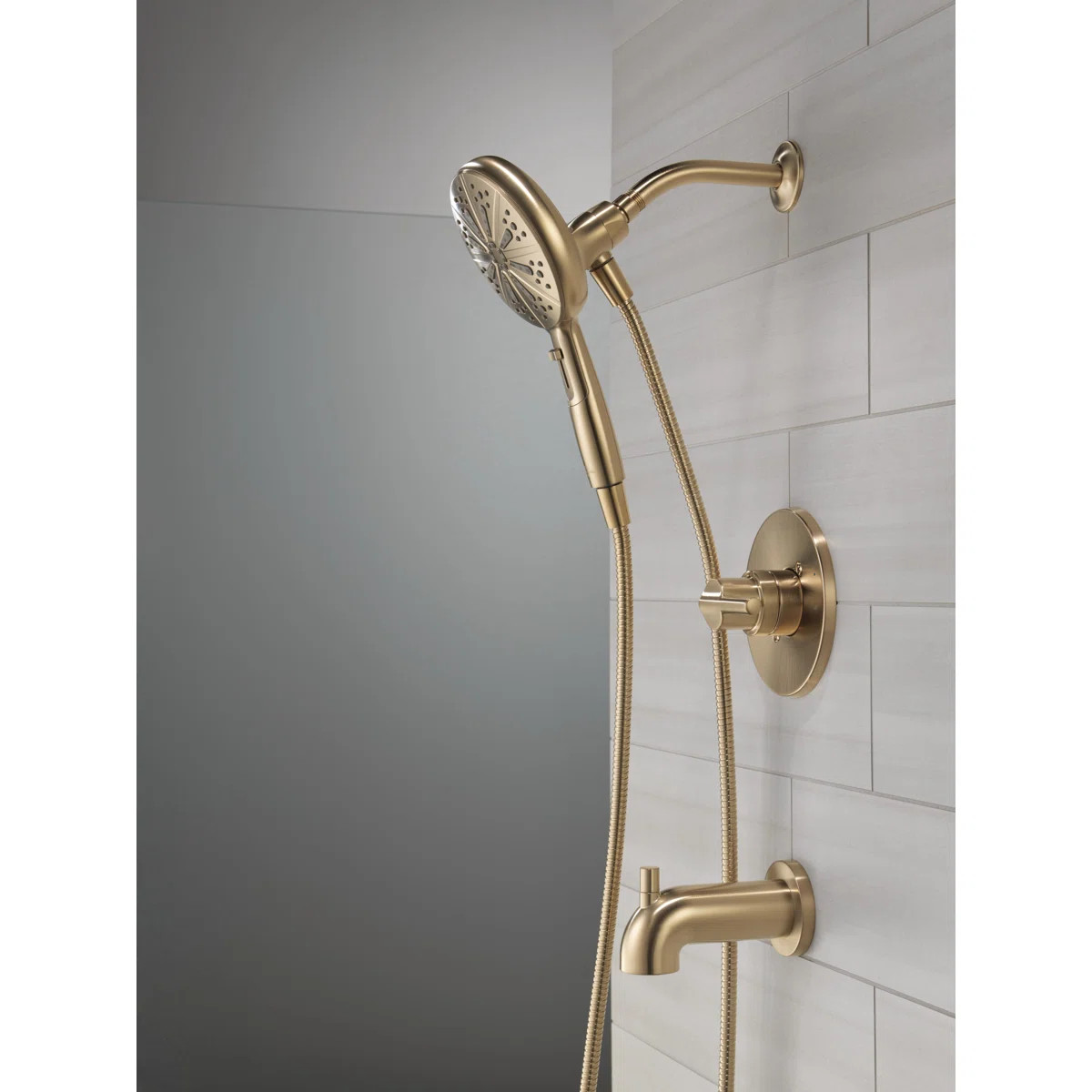 Nicoli 144749-HS Monitor 14 Series Tub and Shower with SureDock Hand Shower | Joss & Main