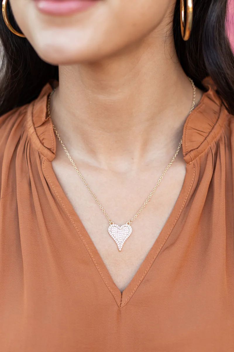 Becca Crystal Heart Necklace by Treasure Jewels | Avara