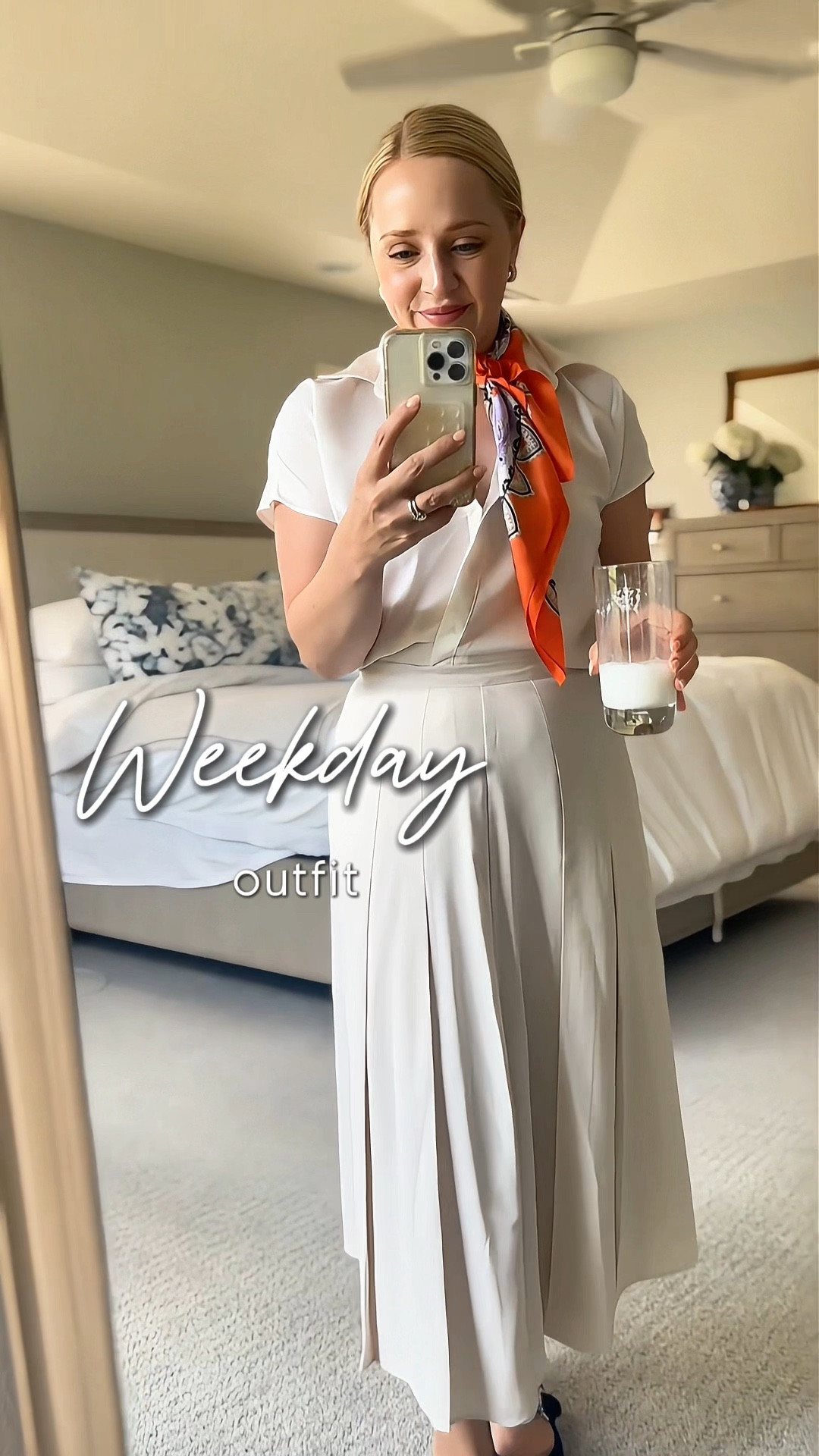Sized down to xs in this split neck blouse and everything else fits tts! Similar scarves are linked. 

Petite outfit, summer outfit, wrap skirt, weekday outfit 

#LTKPetite #LTKSaleAlert #LTKFindsUnder100