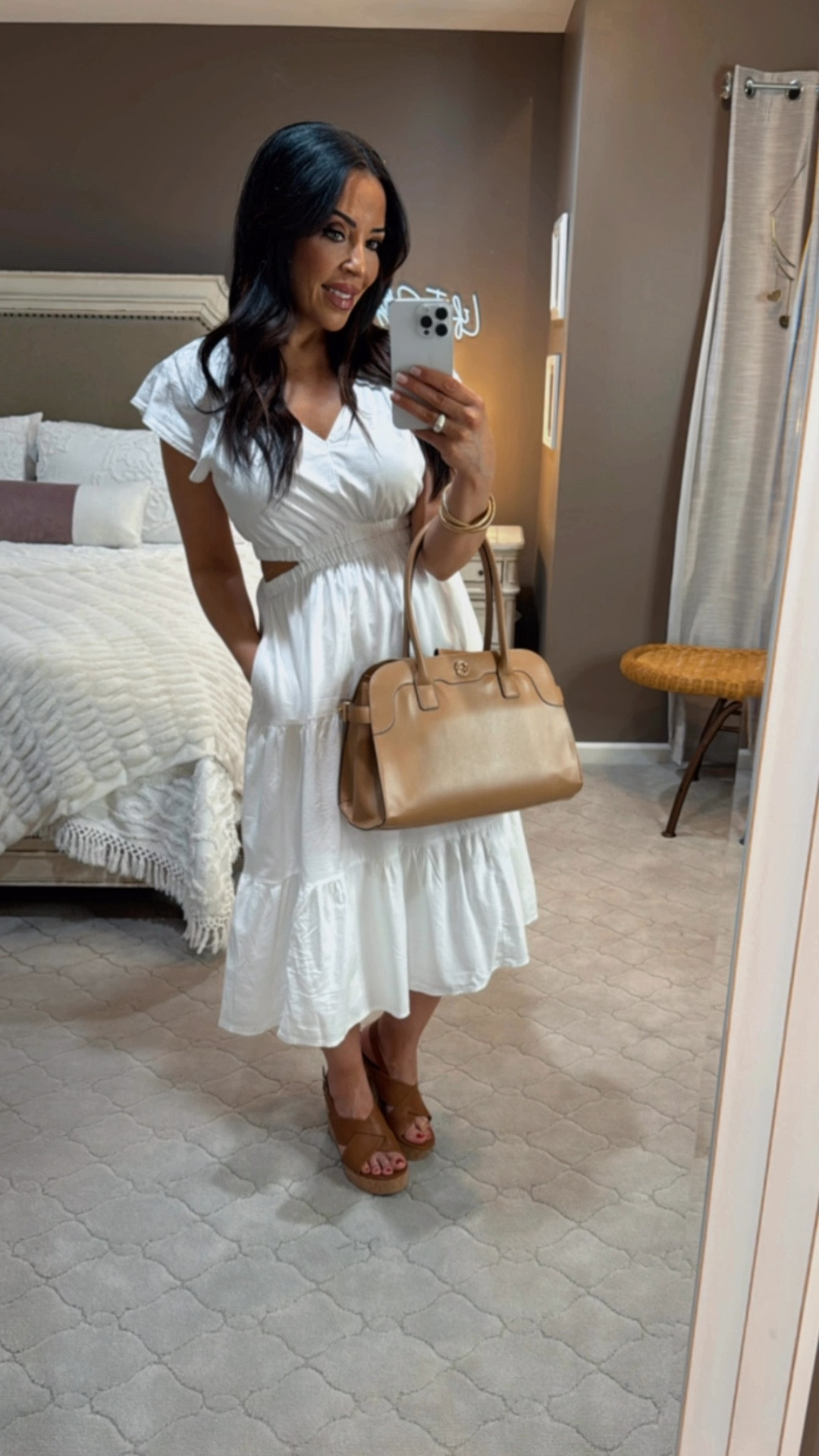 Professional stylists agree! You need one white a-line dress for spring and summer. I found the perfect one at Walmart! It has super flattering side cut-outs, the skirt is fully lined with the softest cotton and it looks great with flat sandals or these wedges. This one will sell out. Grab it. It’s under $25, and I’m wearing a size small.
🤍🤍🤍🤍🤍🤍🤍🤍🤍🤍🤍🤍🤍

#LTKOver40 #LTKStyleTip #LTKFindsUnder50