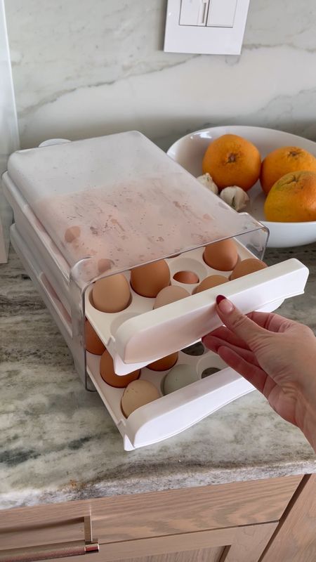 Amazon Egg Storage container and organization for the fridge / refrigerated  

#LTKhome