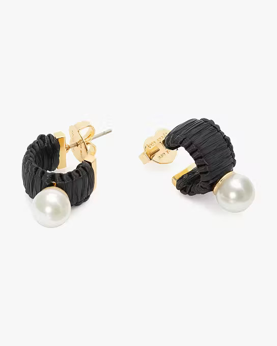 Francesca Raffia Mini Hoops | Kate Spade (US)
