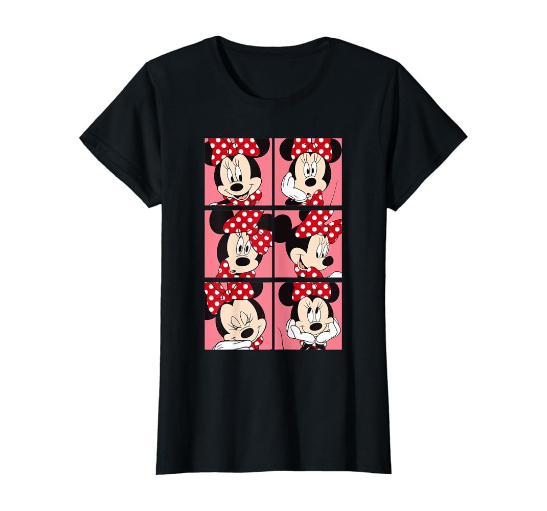 Disney Minnie Mouse Expressions T-Shirt | Amazon (US)
