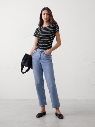 Timeless Crew-Neck T-Shirt | Banana Republic Factory