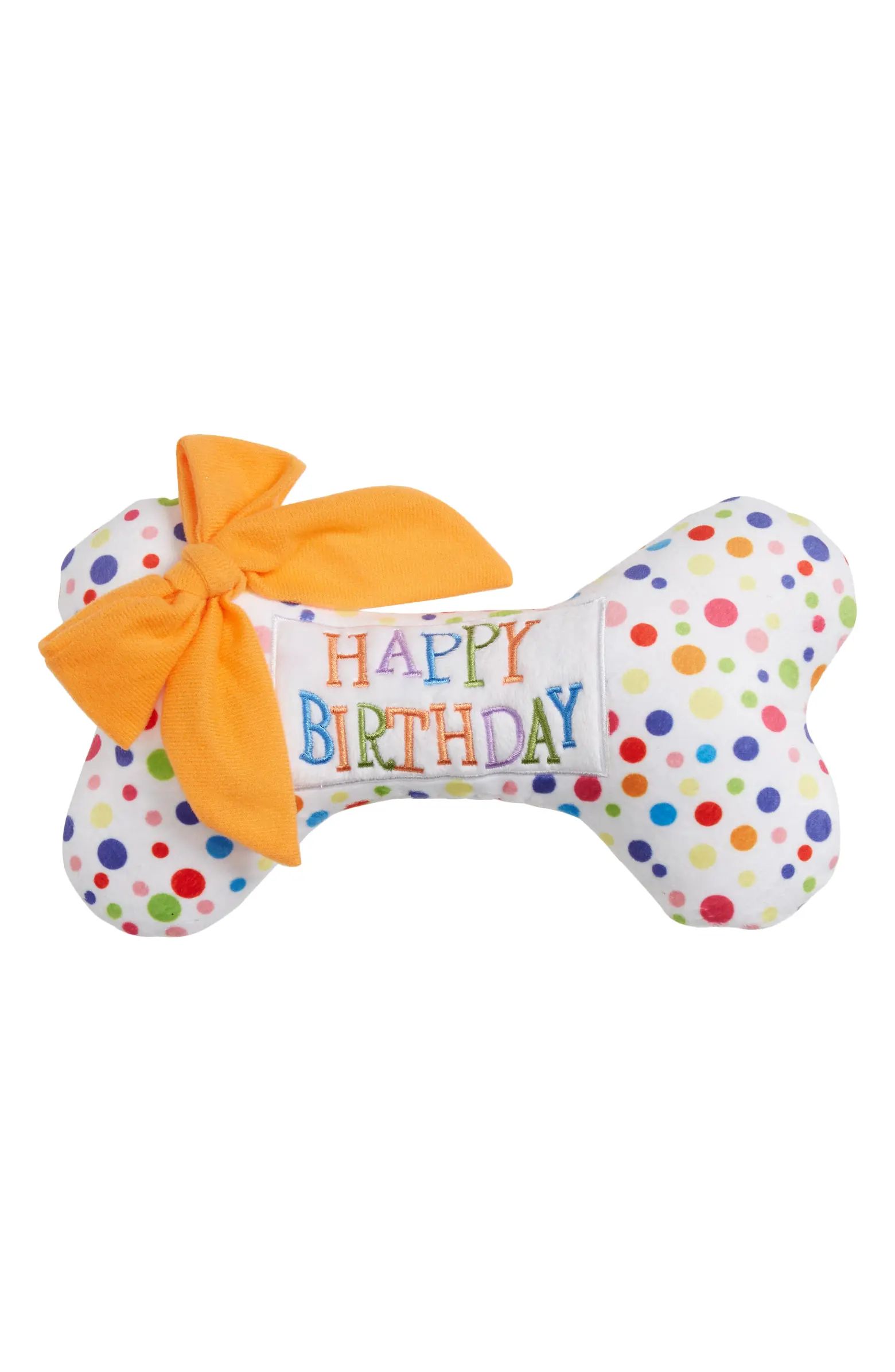 Haute Diggity Dog Happy Birthday Bone Plush Toy | Nordstrom | Nordstrom