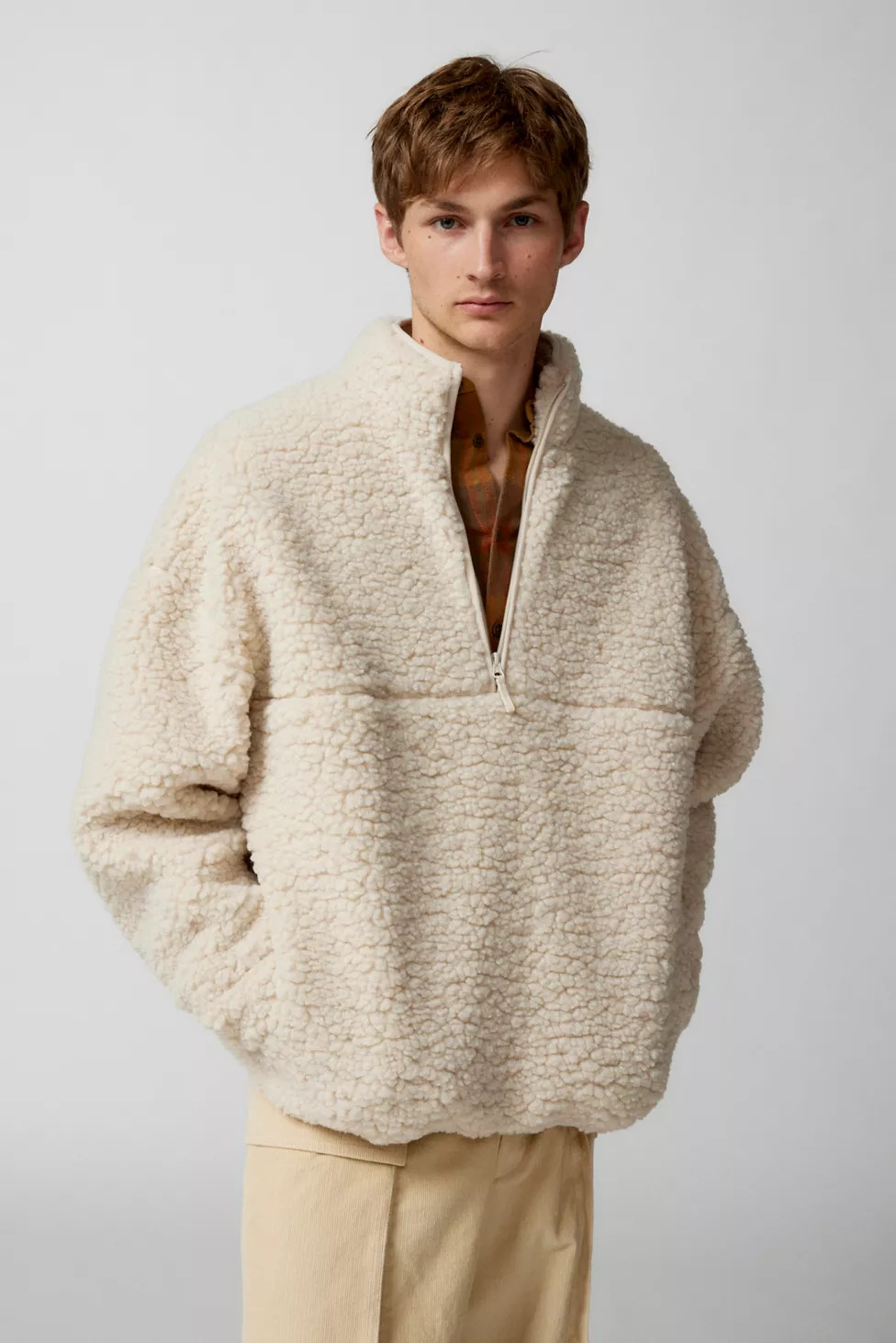 BDG Yosemite Fleece Half Zip Sweatshirt | Urban Outfitters (US and RoW)
