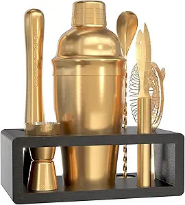 Highball & Chaser Cocktail Shaker Set: Bartender Kit for Home Bar Mixology Cocktail Bar Set Plus ... | Amazon (US)
