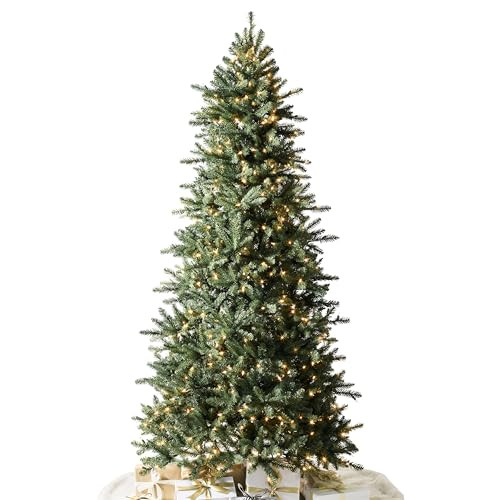 Balsam Hill 9ft Pre-Lit Berkshire Mountain Fir - Slim Artificial Christmas Tree with 900 Clear LED Lights, Easy Plug Technology & Premium Stand for Grand Spaces | Amazon (US)
