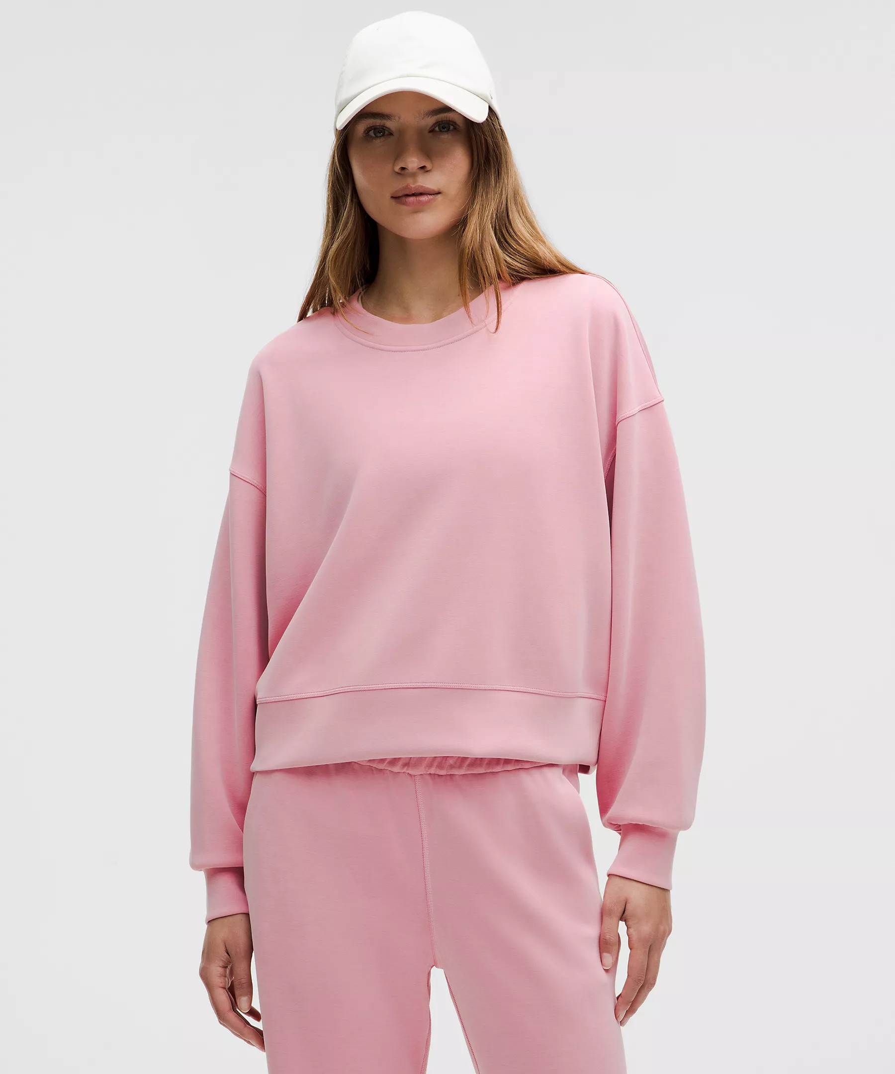 Softstreme Perfectly Oversized Cropped Crew | Women's Hoodies & Sweatshirts | lululemon | Lululemon (US)