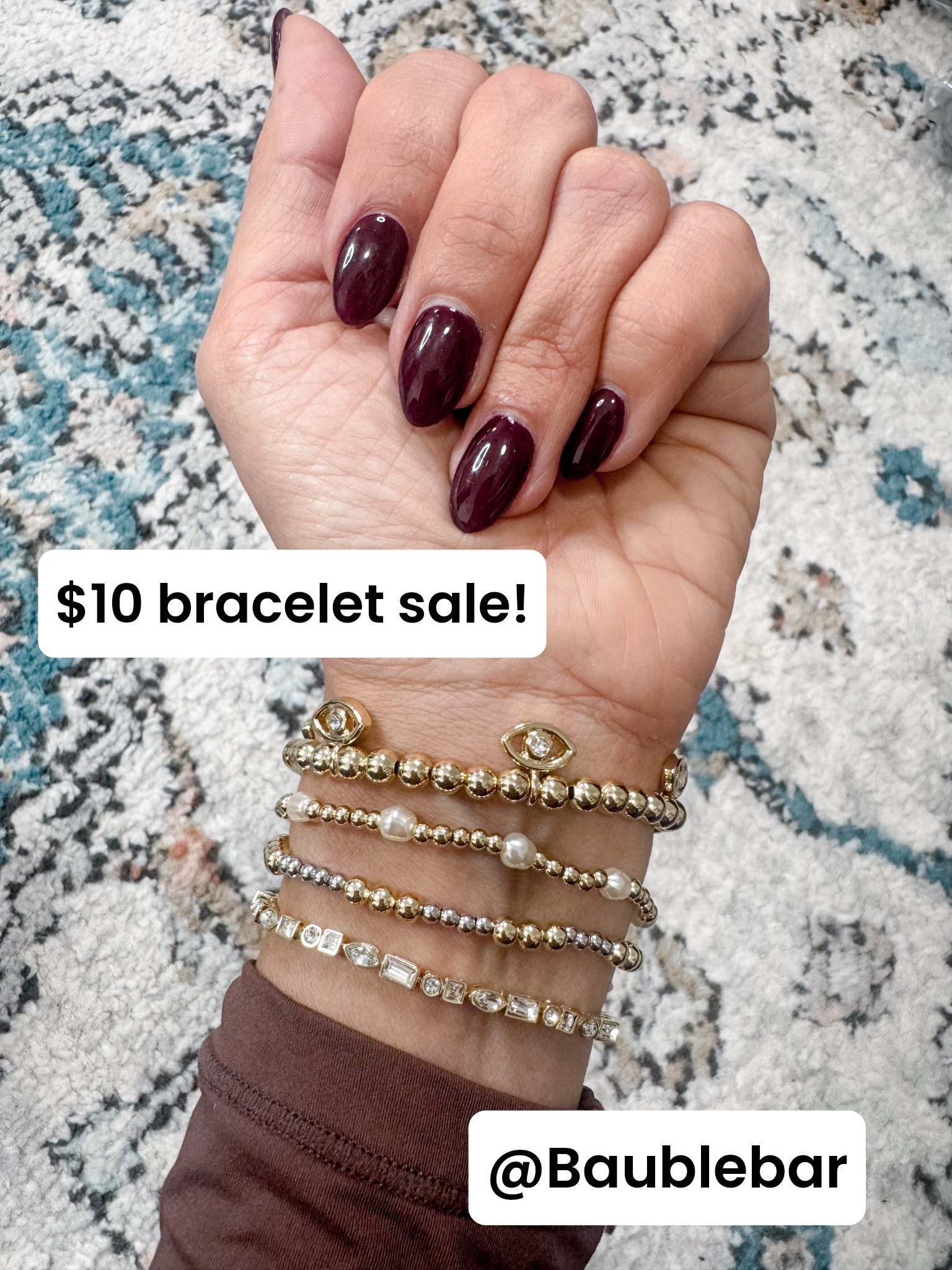 BaubleBar bracelet sale $10 each while supplies last! Love stacking these!

#LTKGiftGuide #LTKSaleAlert #LTKCyberWeek