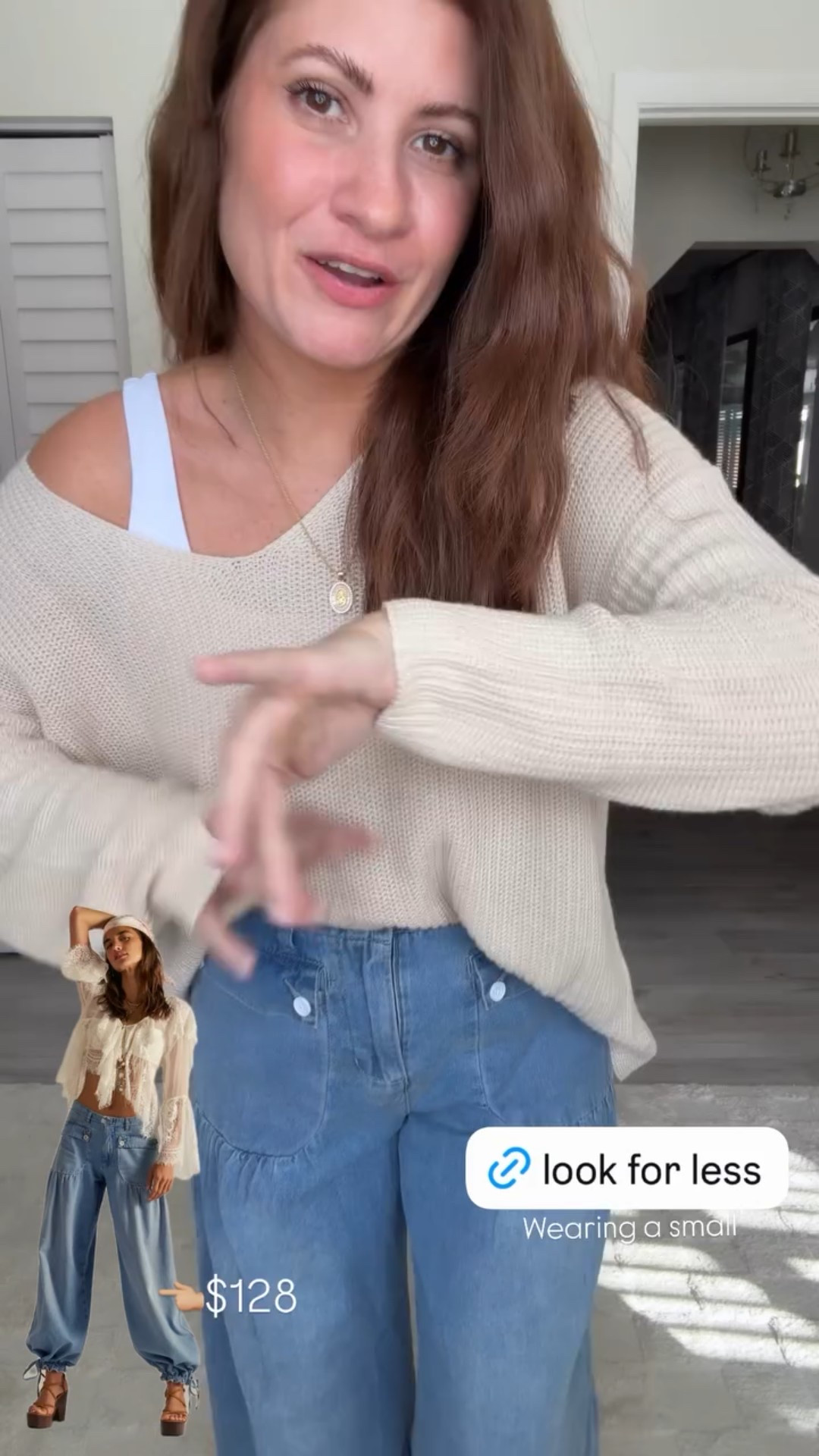 Wearing a small 👈🏼$128