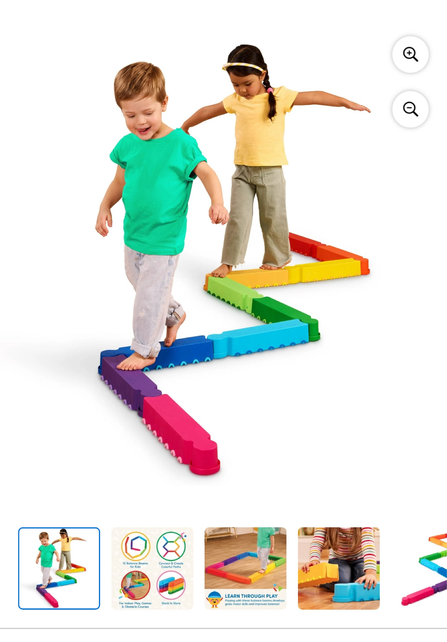 Kids balance beam 