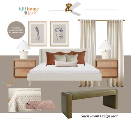 Affordable transitional style guest bedroom design idea. 



#LTKhome #LTKxTarget