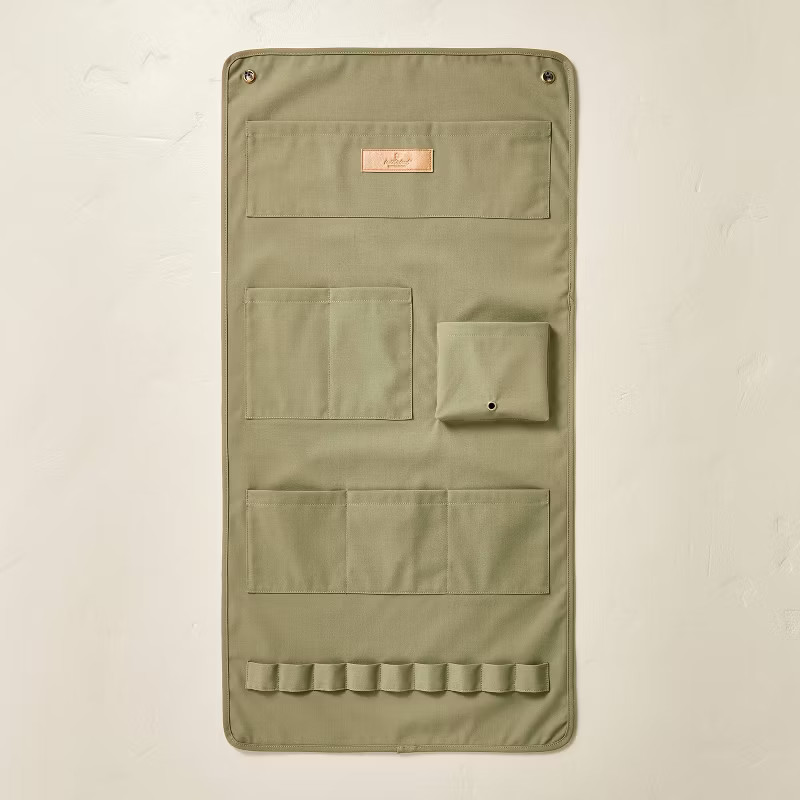 Canvas Gardening Tool Wall Organizer Green - Hearth & Hand™ with Magnolia | Target