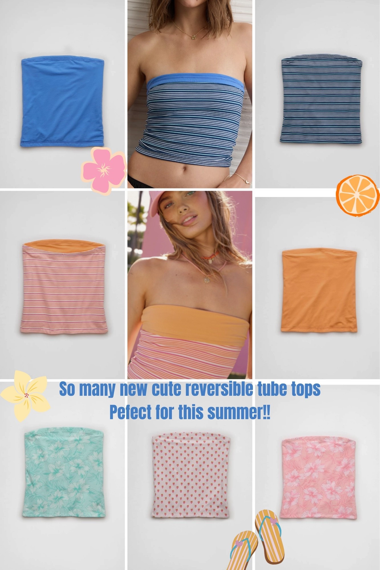 The cutest summer staple just got even better 🤍 these reversible tube tops from American Eagle are basically 2 tops in 1!! So many colors + prints to choose from (and I couldn’t even fit them all 😭)

Perfect for beach days, casual fits, or dressing up for a night out—there are seriously so many ways to style these. And they’re on SALE right now 👀

Save this for your summer outfit inspo + grab your fave colors before they’re gone!!

#LTKsummer #LTKsale #summerstyle #tubeTop #outfitinspo #affordablefashion

#LTKSaleAlert #LTKFestival #LTKgrwm