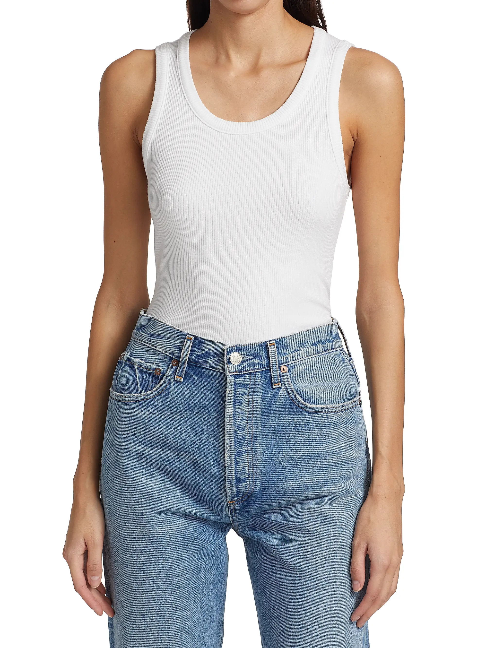 Poppy Scoopneck Tank Top | Saks Fifth Avenue