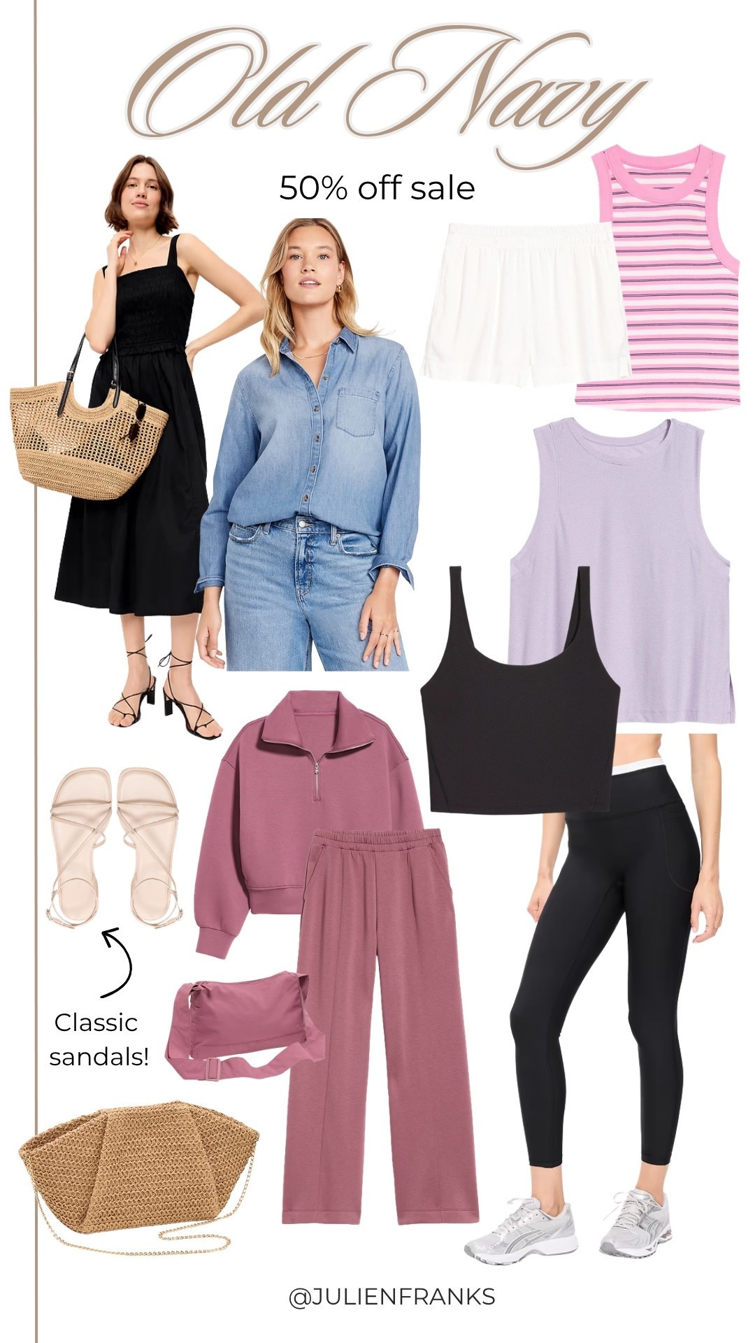 Old Navy finds that are 50% off! A mix of summer pieces, athleisure, and accessories!

#LTKSaleAlert #LTKActive #LTKmomlife