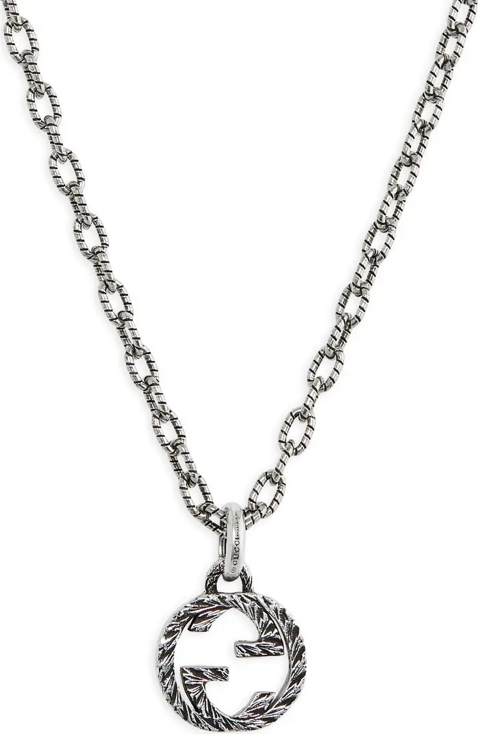 Gucci Interlocking G Pendant Necklace | Nordstrom | Nordstrom