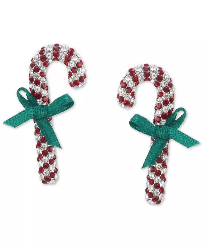 Holiday Lane Candy Cane Drop Earrings, Created for Macy's - Macy's | Macy's