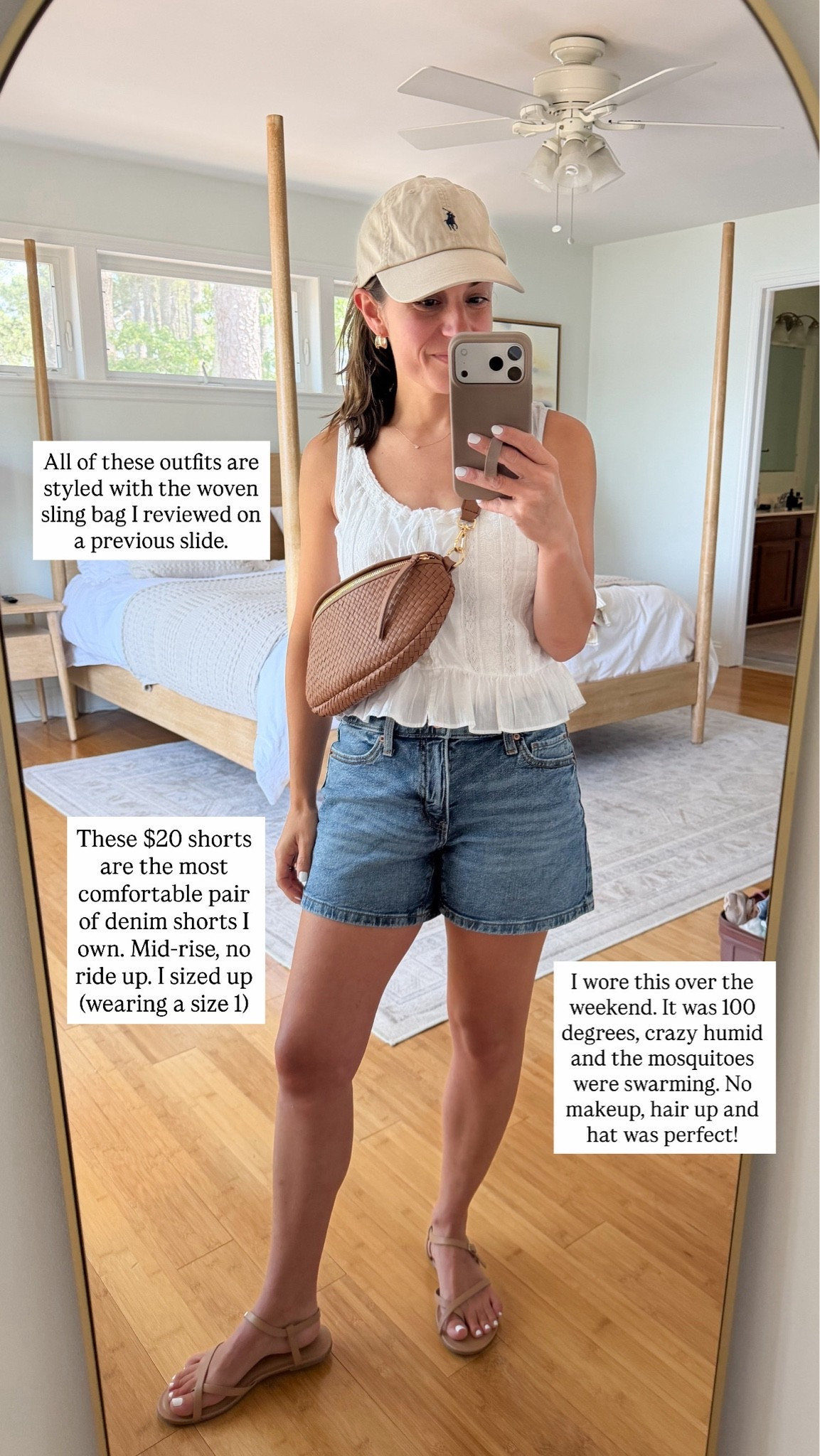 Comfortable casual outfits I’ve been wearing lately! 

Shorts (Kohl’s): 1 
Top (Abercrombie): xxs - sold out 
Sandals (Target): true to size

#LTKPetite