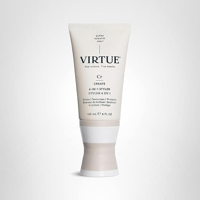 Virtue 6-in-1 Hair Styler, Styling Cream with Heat Protection, Safe for All Hair Types, Color Saf... | Amazon (US)