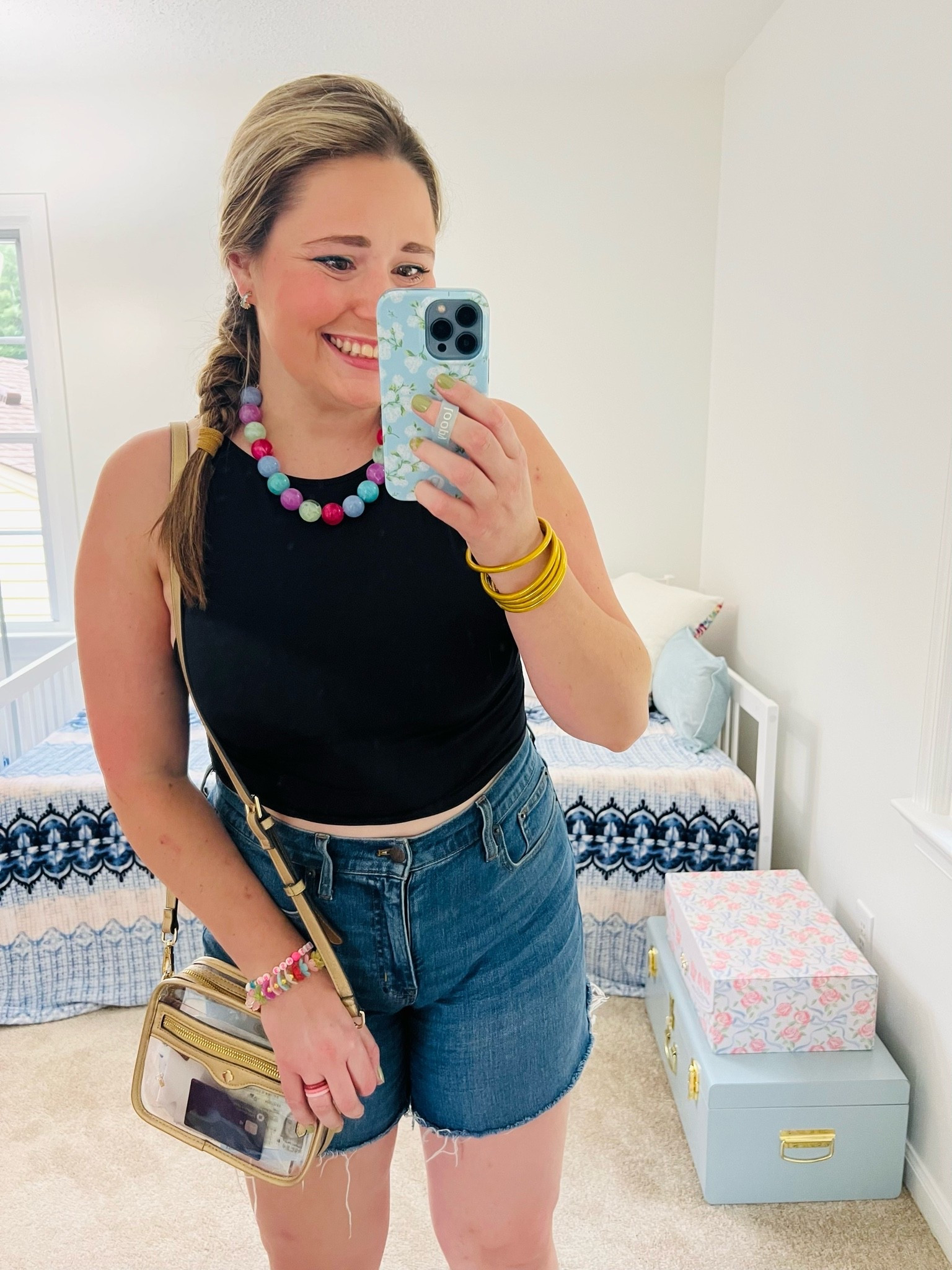 Summer Concert Outfit! 🎶 What I wore for the Akon / Ne-Yo concert! Beaded necklace and black crop top

#LTKootd #LTKSeasonal #LTKMidsize