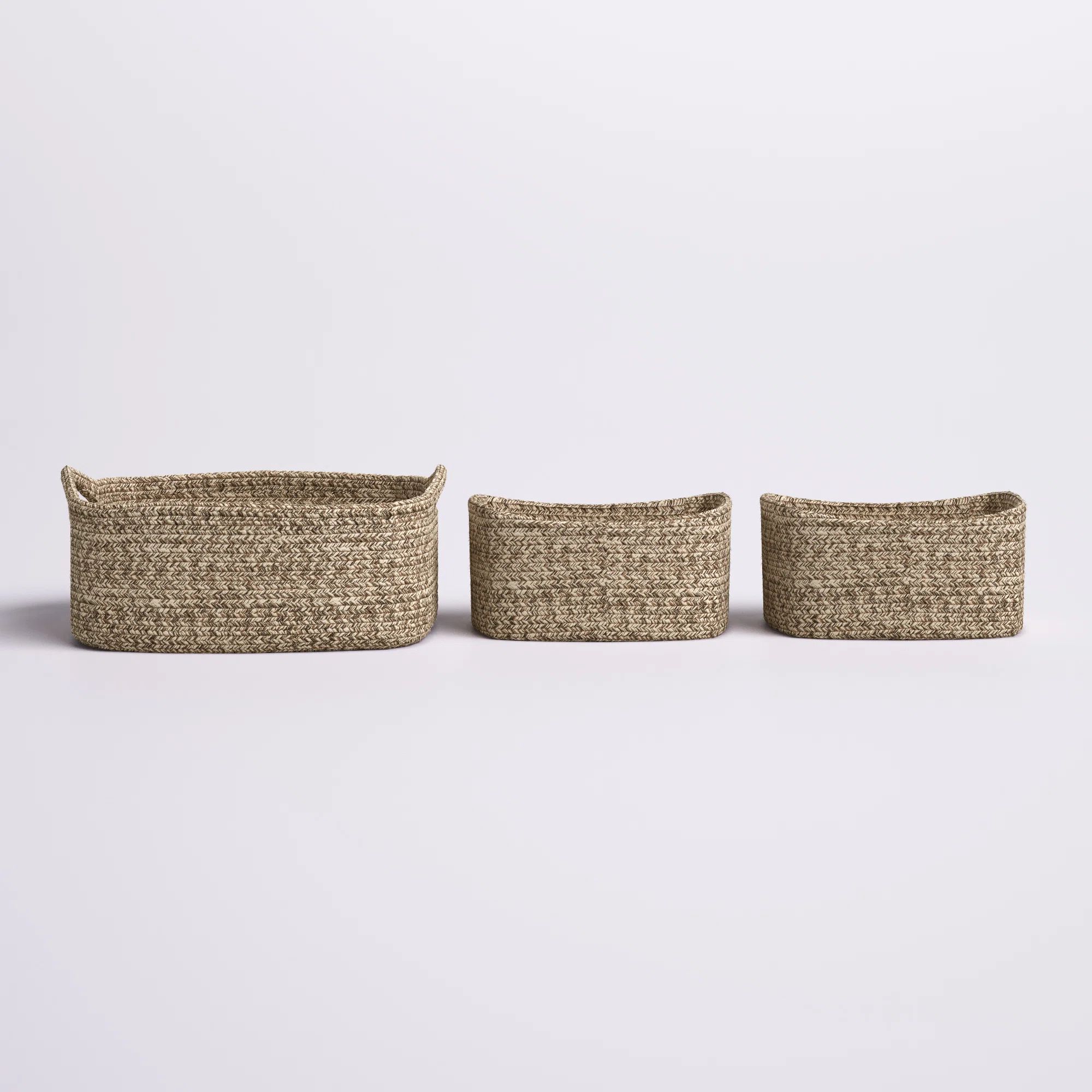 Nested 3 Piece Fabric Basket Set | Wayfair North America
