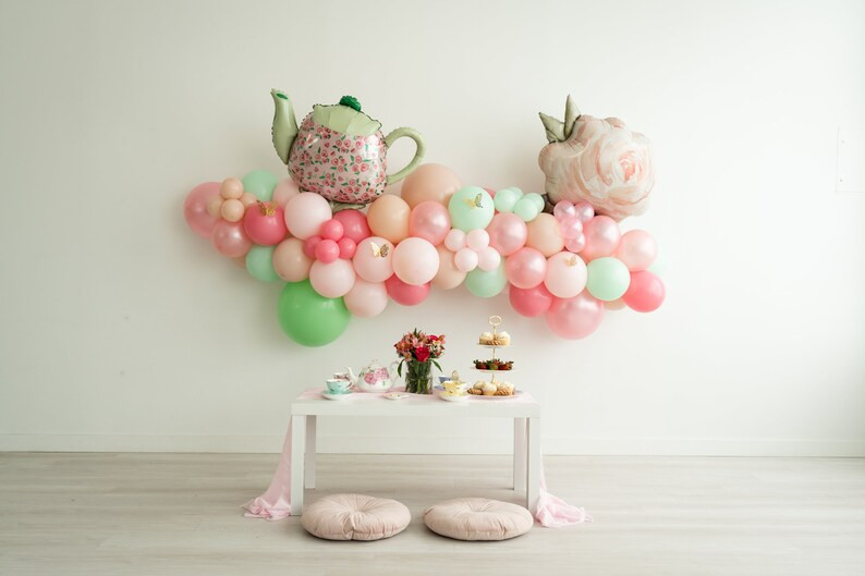 Tea Time Balloon Garland Kit - Etsy | Etsy (US)