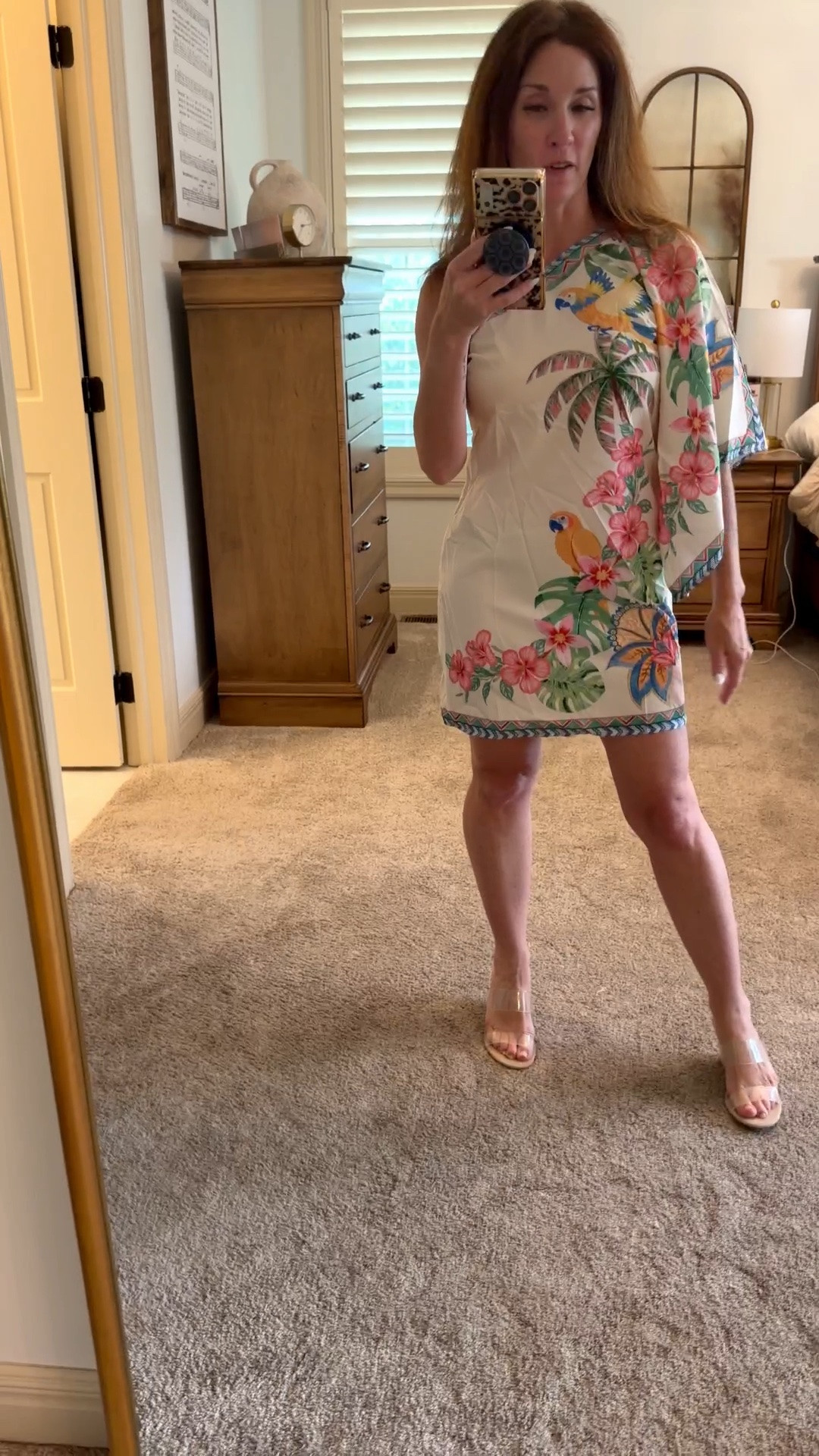 Vacation mode: ON. 🌺☀️

I couldn’t resist this tropical print! It’s lightweight, flattering, and one of those dresses that instantly makes you feel put together. Just add a pair of sandals or wedges, and you’re ready for vacation, dinner by the water, or your next summer event.

I’ve linked this look in my LTK if you want to shop it! 🤍

Now I need your opinion… 🌴

Where would you wear this first?
🏝️ Beach vacation
💕 Date night
🍹 Resort dinner
🎉 Summer party

Tell me below! 👇

#LTKootd #LTKOver40 #LTKPetite