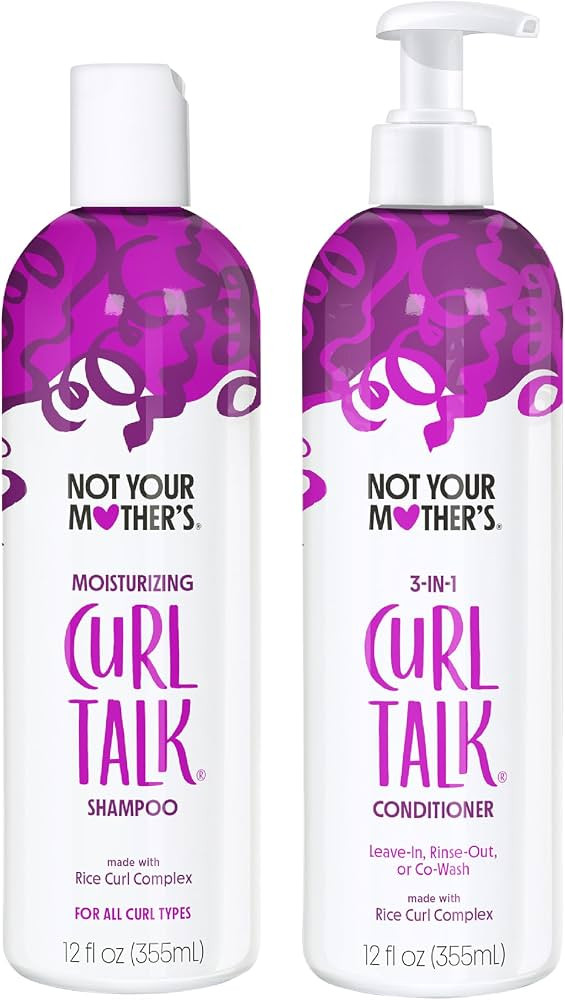 Not Your Mother's Curl Talk Shampoo and Conditioner Set for Curly Hair - (2 Pack) 12 fl oz - Sham... | Amazon (US)