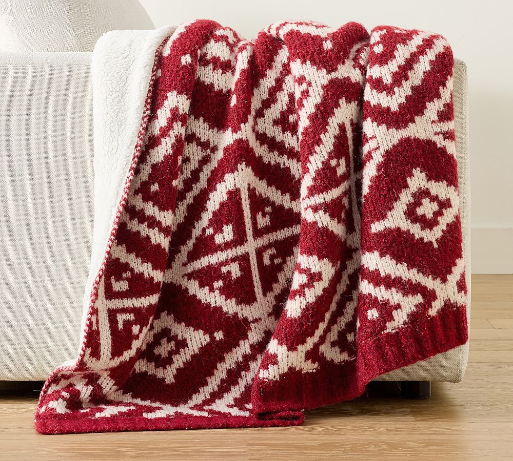 Modern Fair Isle Throw | Pottery Barn (US)