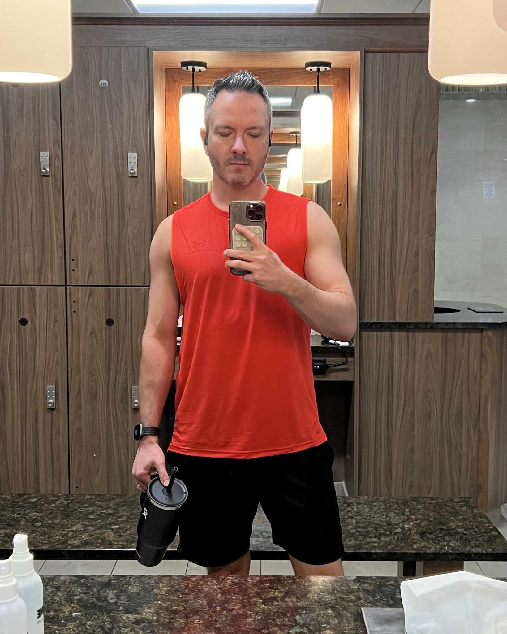Back and shoulder day was a success and discovered this tank in our drawer I hadn’t worn yet! Thoughts on the color?!

#LTKActive #LTKootd #LTKMens