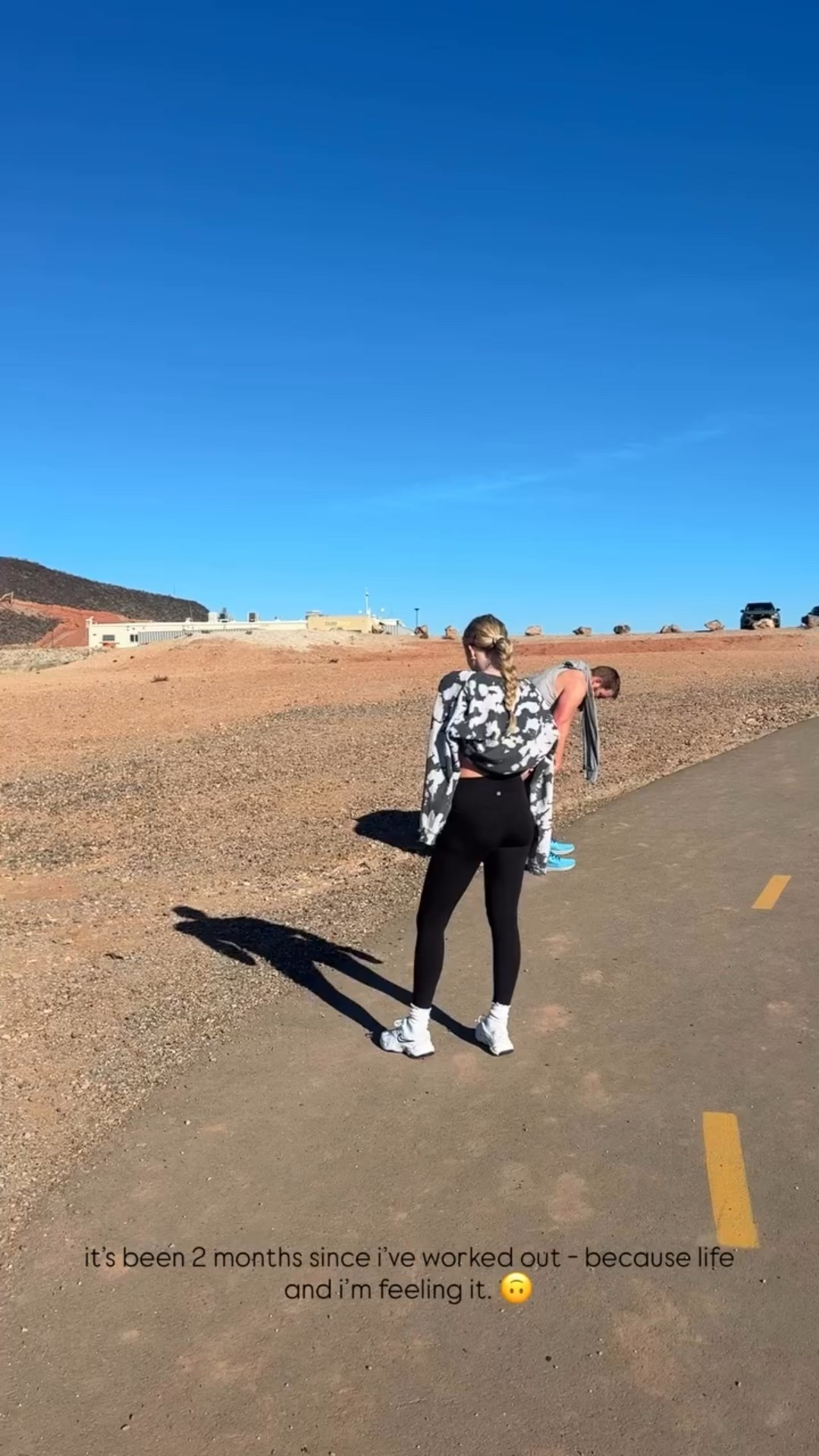 it’s been 2 months since i’ve worked out - because life
and i’m feeling it. 🙃