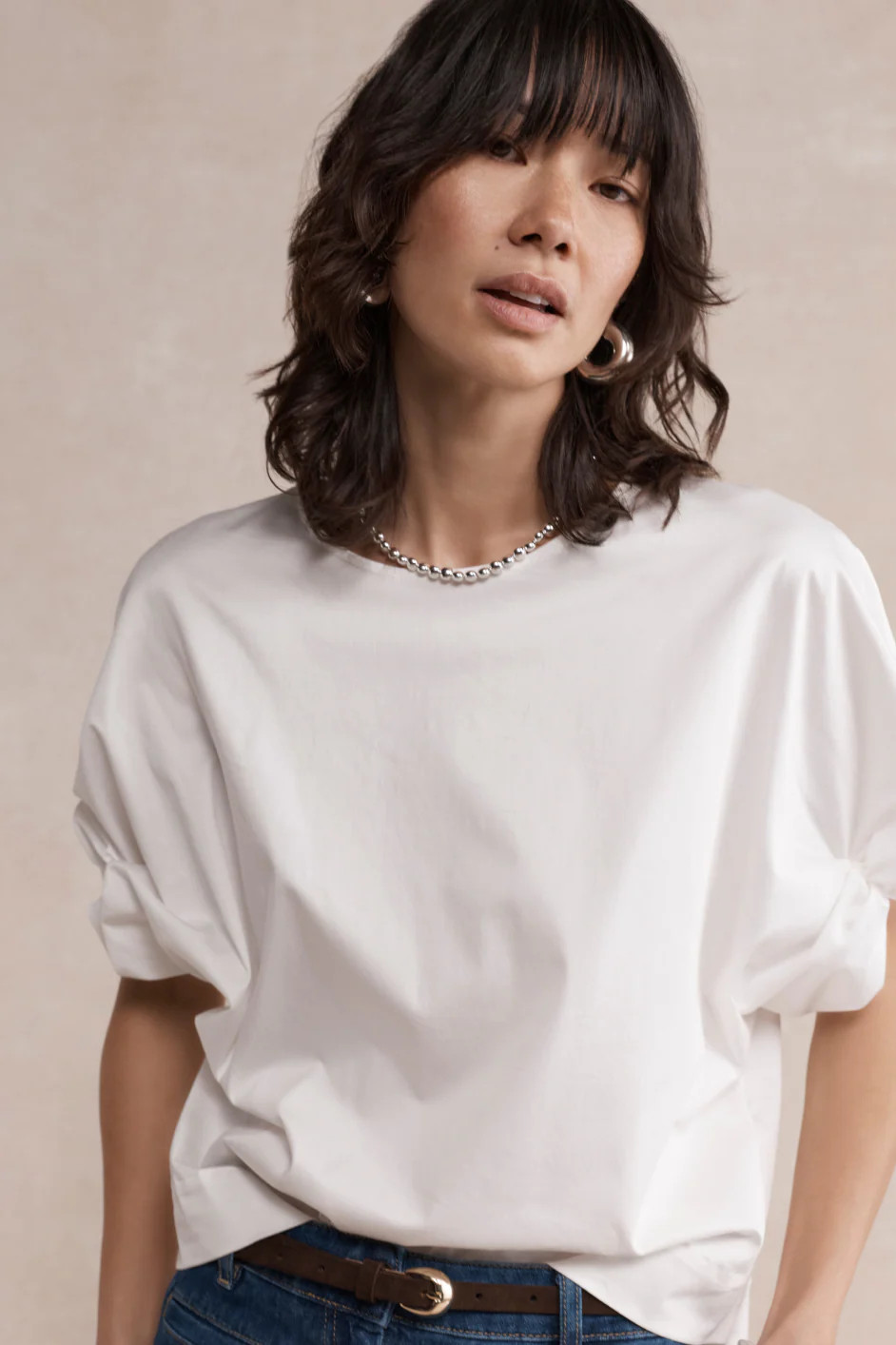 Cath x WYSE Charlotte Top - White | WYSE London