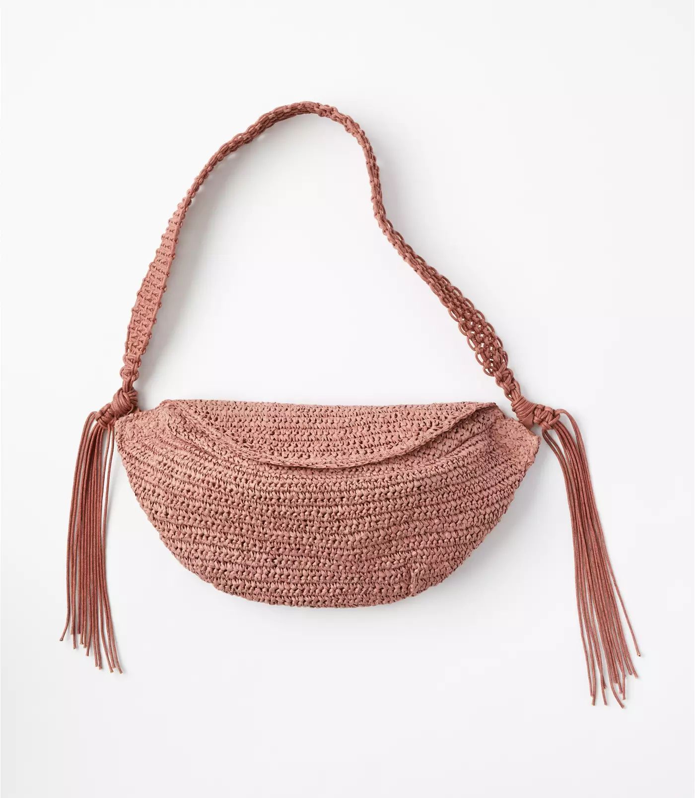 Tasseled Straw Bag | LOFT | LOFT