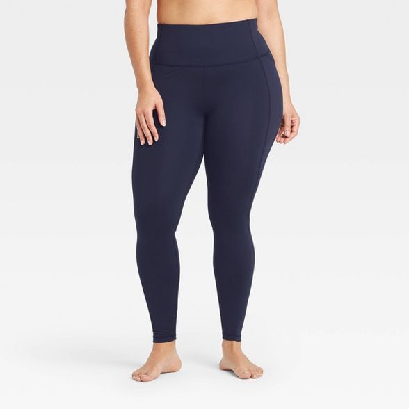 Women's Contour Power Waist High-Waisted Leggings with Stash Pocket - All in Motion™ | Target