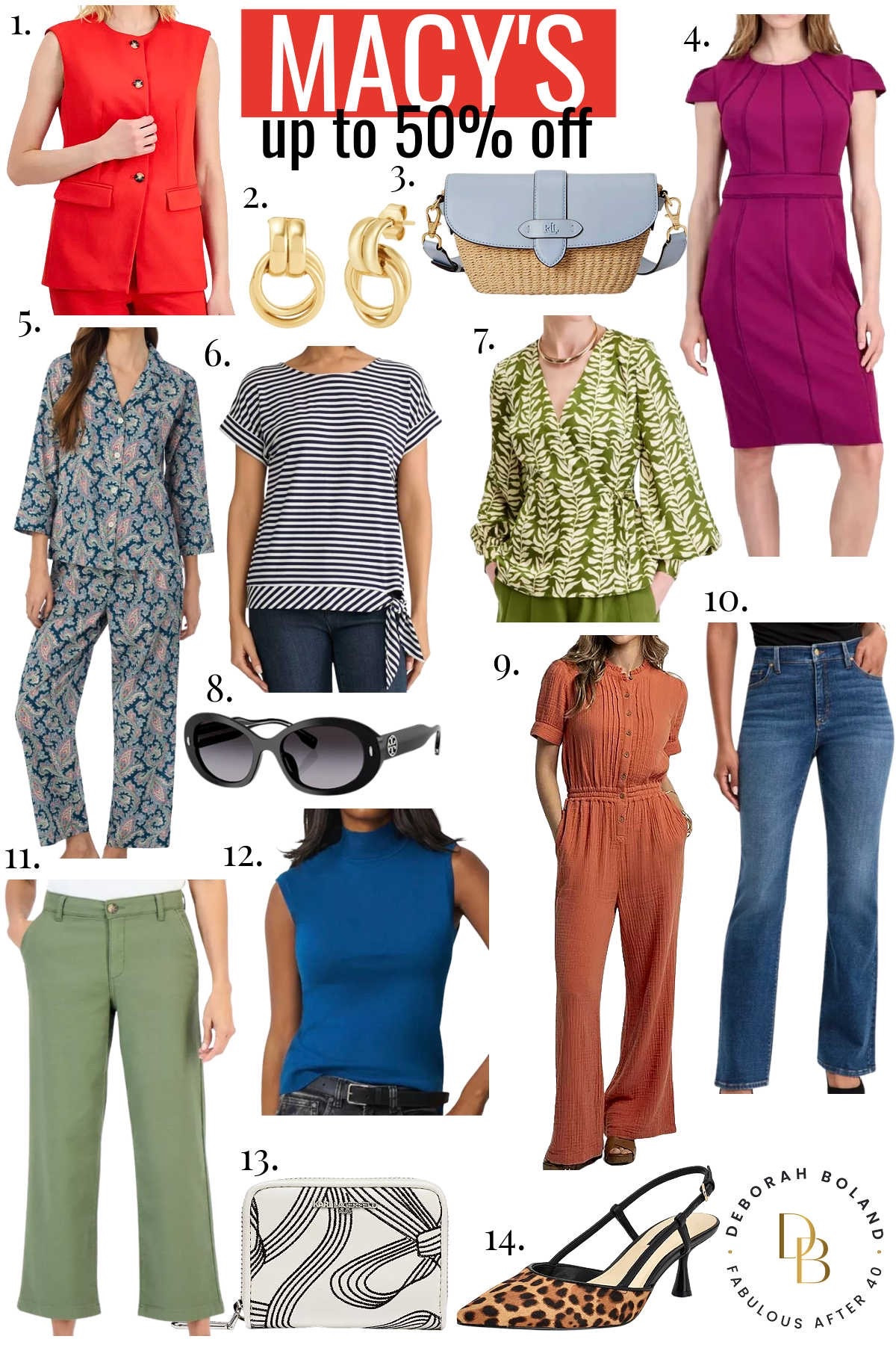 Summer sale season is calling ☀️🛍️ And I’m definitely not mad about it!

Macy’s is having 50% off their summer styles, which feels like the perfect excuse to refresh the wardrobe with a few pieces you’ll actually wear on repeat. From easy everyday looks to those little pieces that instantly make an outfit feel more pulled together… there are some really good finds right now.

If you’ve had your eye on something, this might be your sign to grab it before the sale is over! 🤍

#LTKSeasonal #LTKOver40 #LTKSaleAlert