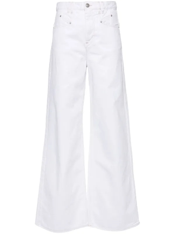 ISABEL MARANT Jean Ample Lemony à Taille Haute - Farfetch | Farfetch Global