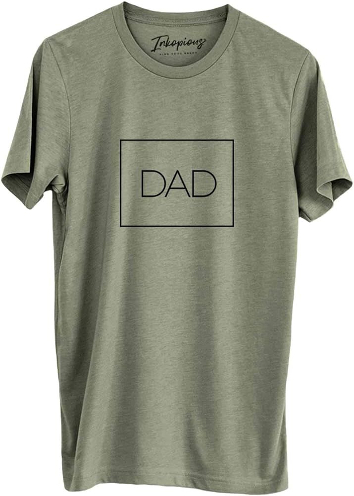 Dad T-Shirt - First Time Father's Day Present - Unisex Crewneck Small Grey | Amazon (US)