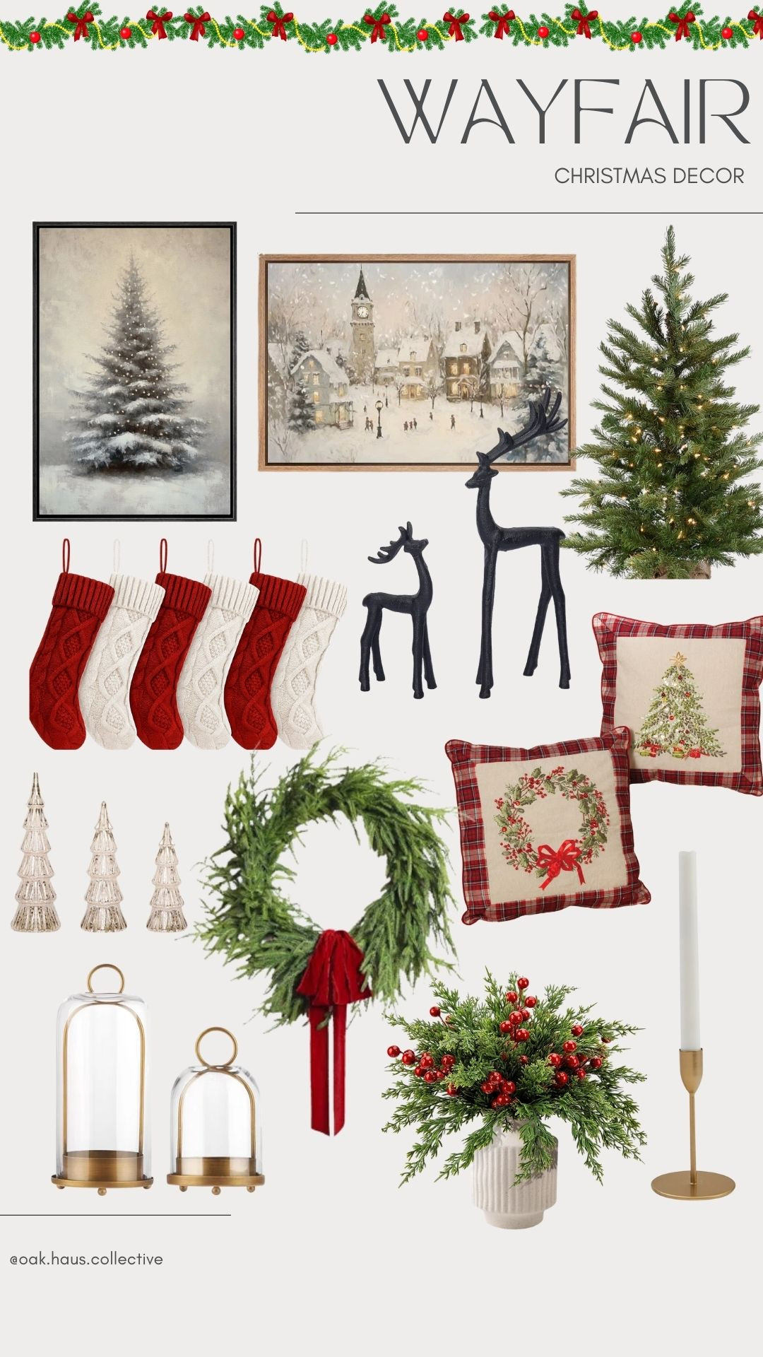 Wayfair Christmas Decor Finds #wayfair #christmasdecor #holidaydecor #christmas 

 #LTKHoliday #LTKSeasonal #LTKHome