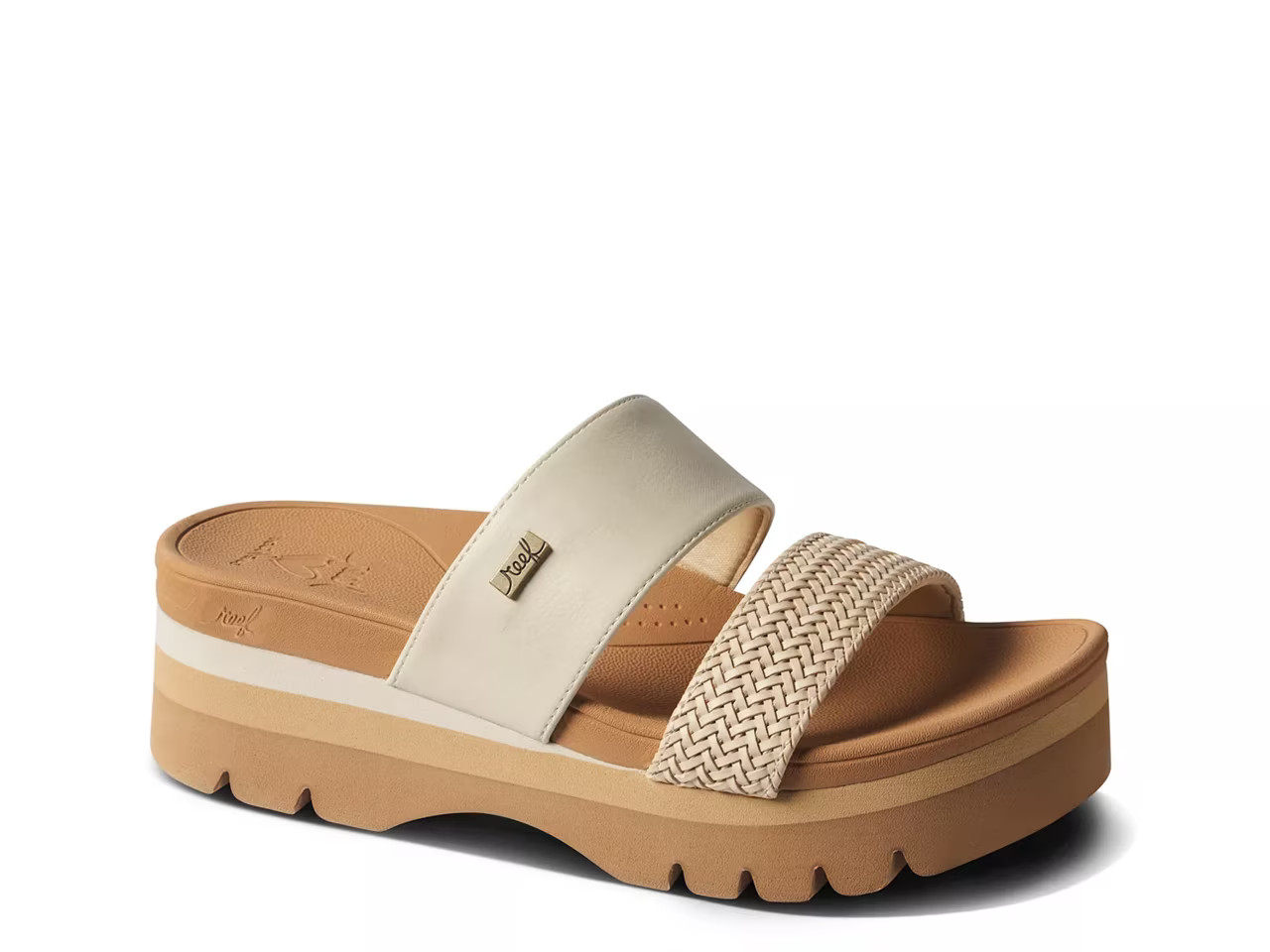 Reef Banded Horizon Hi Wedge Sandal | DSW