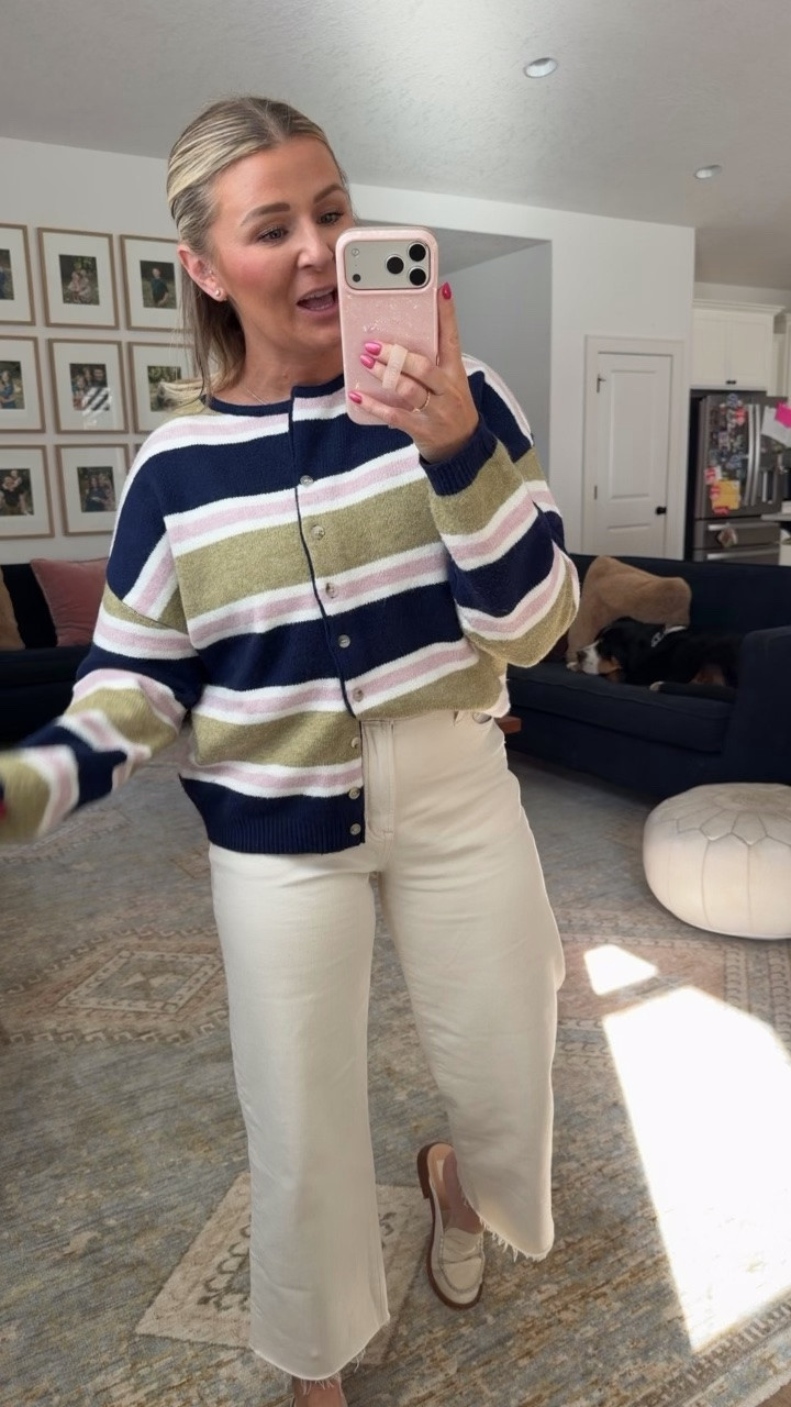 I went with my larger size so they wouldn’t be too snug. I’m also wearing the SHORT length

#LTKPetite #LTKSaleAlert #LTKootd