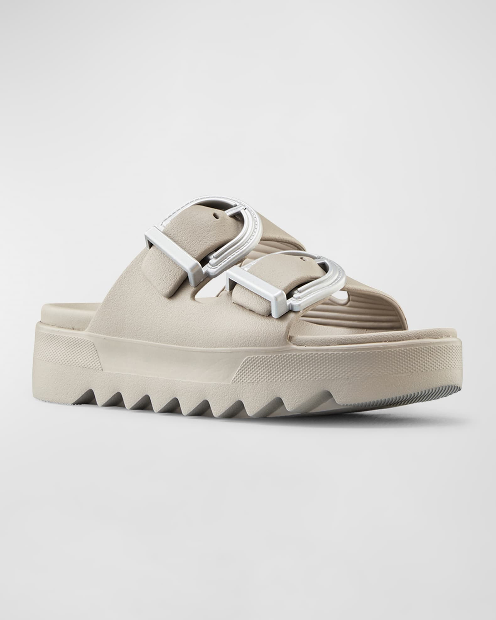 Piknik Dual-Buckle Platform Sandals | Neiman Marcus