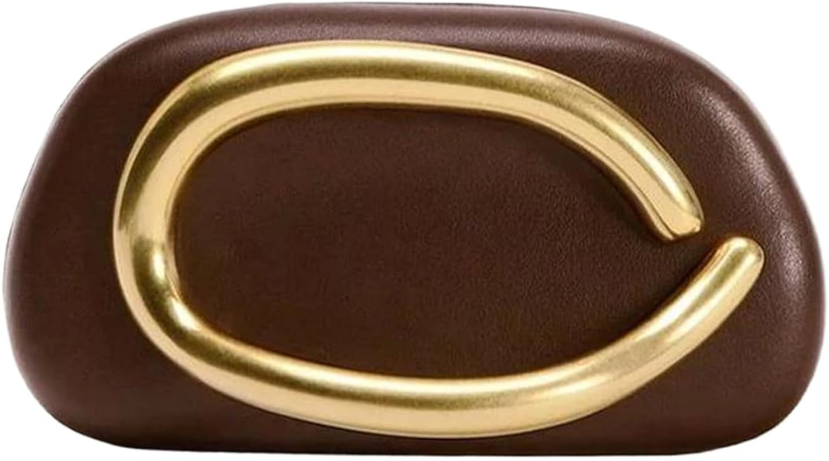 Women PU Leather Metal Handle Handbag Trendy Commuting Compact Stone Purse Hand-held Causal Shoul... | Amazon (US)