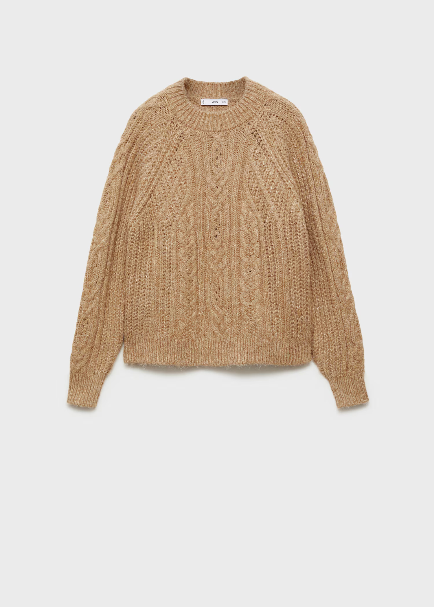 Thick knit round neck sweater | Mango (US/MX/AU)